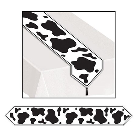 Beistle 57200 Printed Cow Print Table Runner Pack Of 12